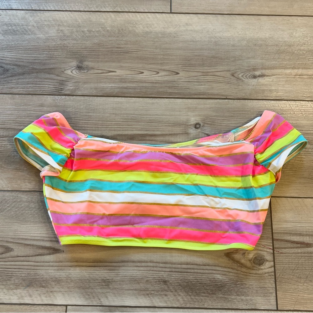 Victorias Secret - Neon Stripe Swim Top